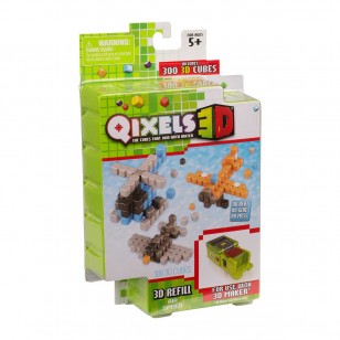 Qixels 3D S4 Yedek Paketi - Uzaylılar -ORMAN -BÖCEKLER